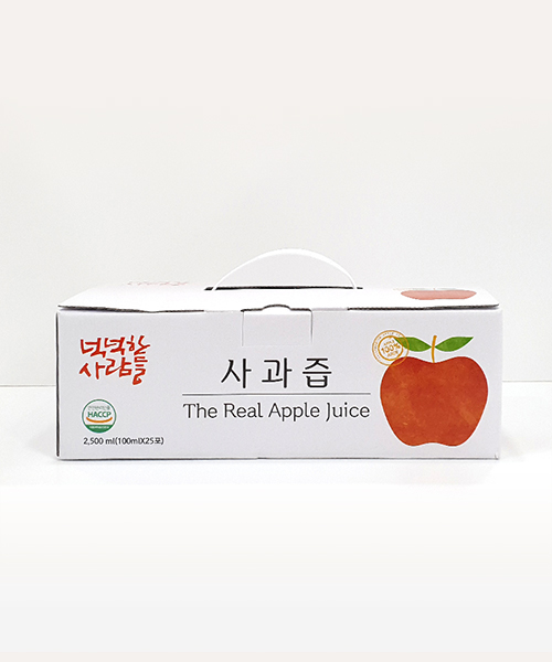 [설맞이] 넉넉한사람들 사과즙 (100ml×25포)*2 작은이미지 2