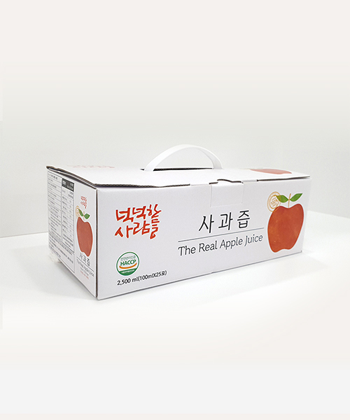 [설맞이] 넉넉한사람들 사과즙 (100ml×25포)*2 작은이미지 3