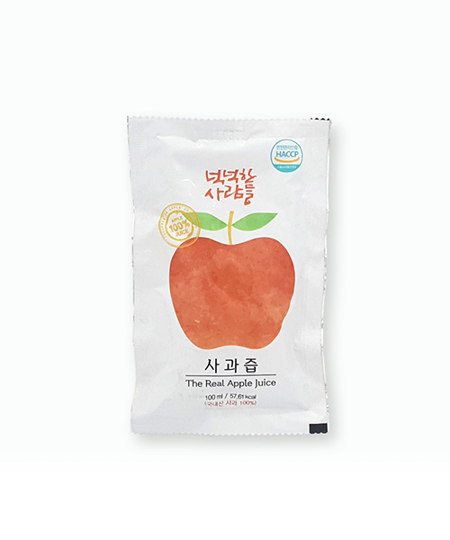 [설맞이] 넉넉한사람들 사과즙 (100ml×25포)*2 작은이미지 4